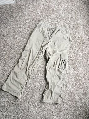 lululemon Dance Studio relaxed fit mid rise cargo pants in warm ash- NEVER WORN